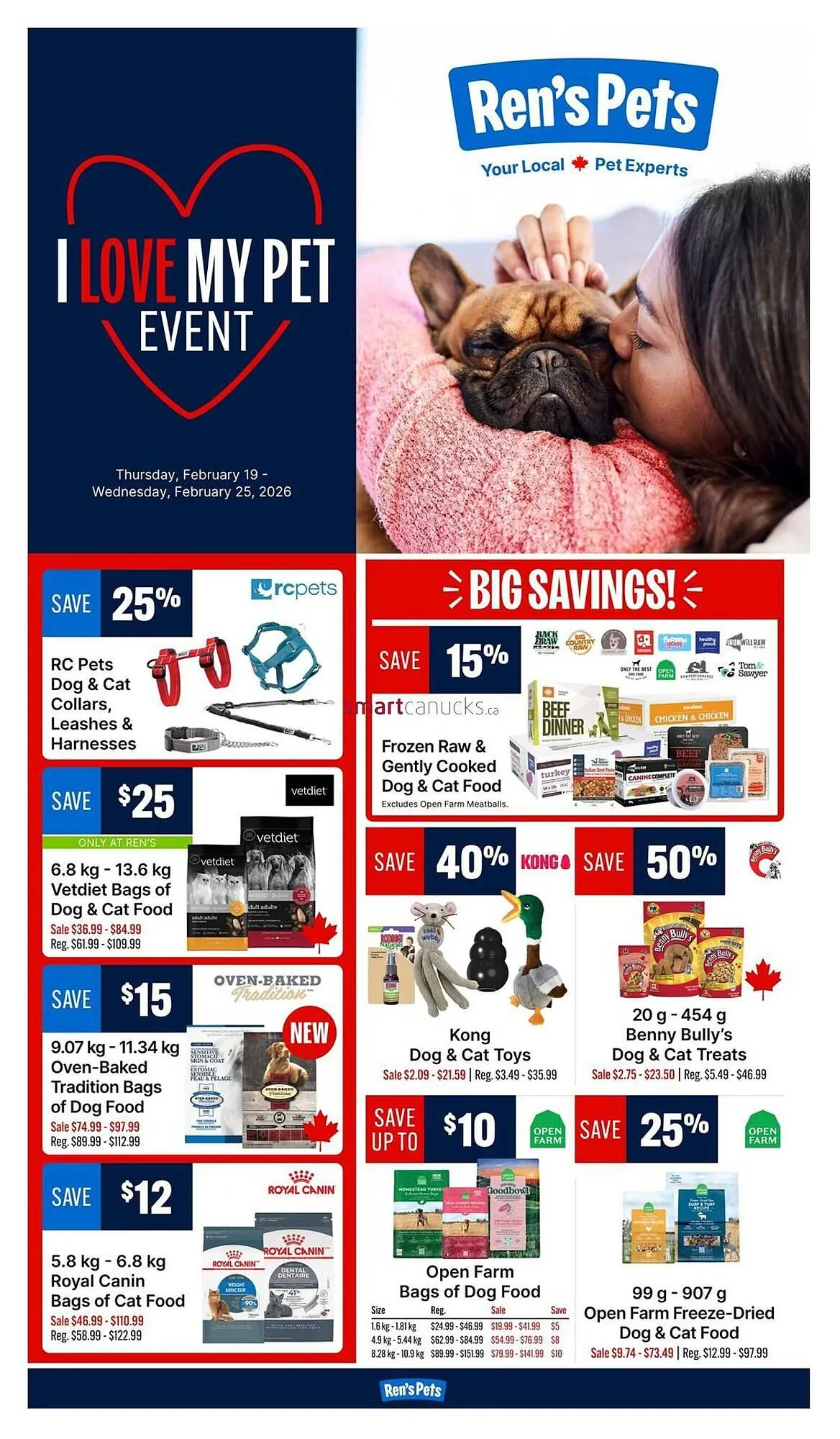 Ren’s Pets Depot flyer from February 19 to February 25 2026 - flyer page 1