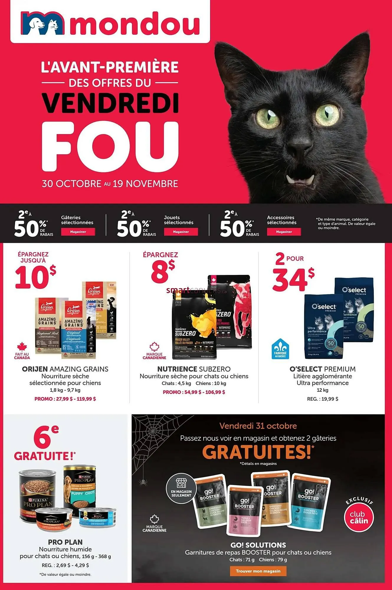 Mondou flyer from October 30 to November 5 2025 - flyer page 1