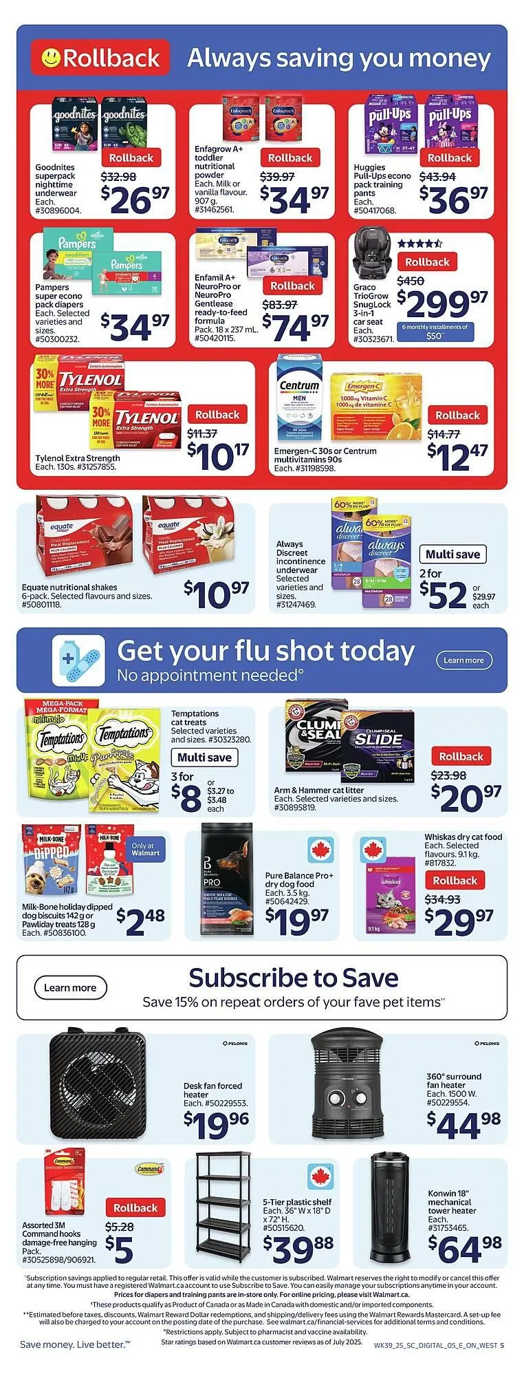 Walmart flyer from October 23 to October 30 2025 - flyer page 6