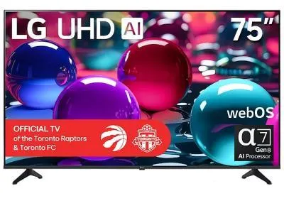 75" LG 75UA7000PUB UHD AI 4k Smart TV 2025