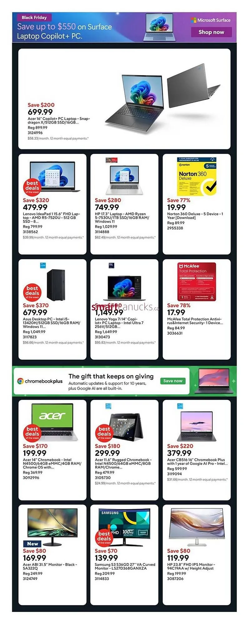 Staples flyer from November 27 to December 3 2025 - flyer page 4