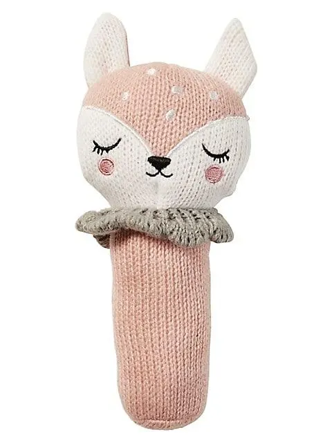 Baby's Rattle Stick - Deer