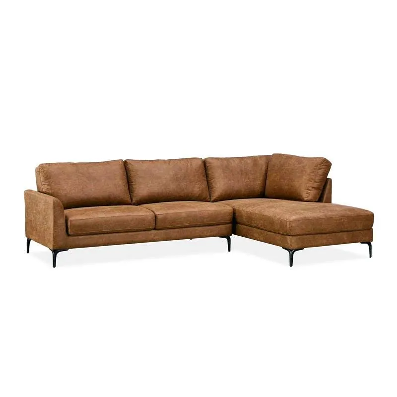 Sectionnel avec chaise longue à droite