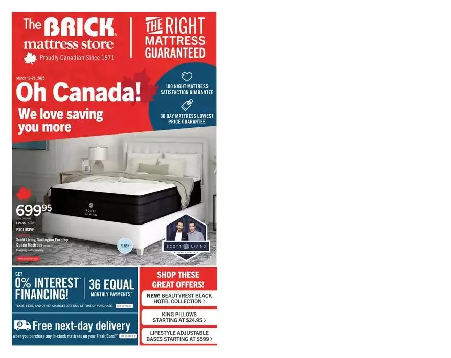 Brick Mattress Store from March 13 to March 26 2025 - flyer page 1