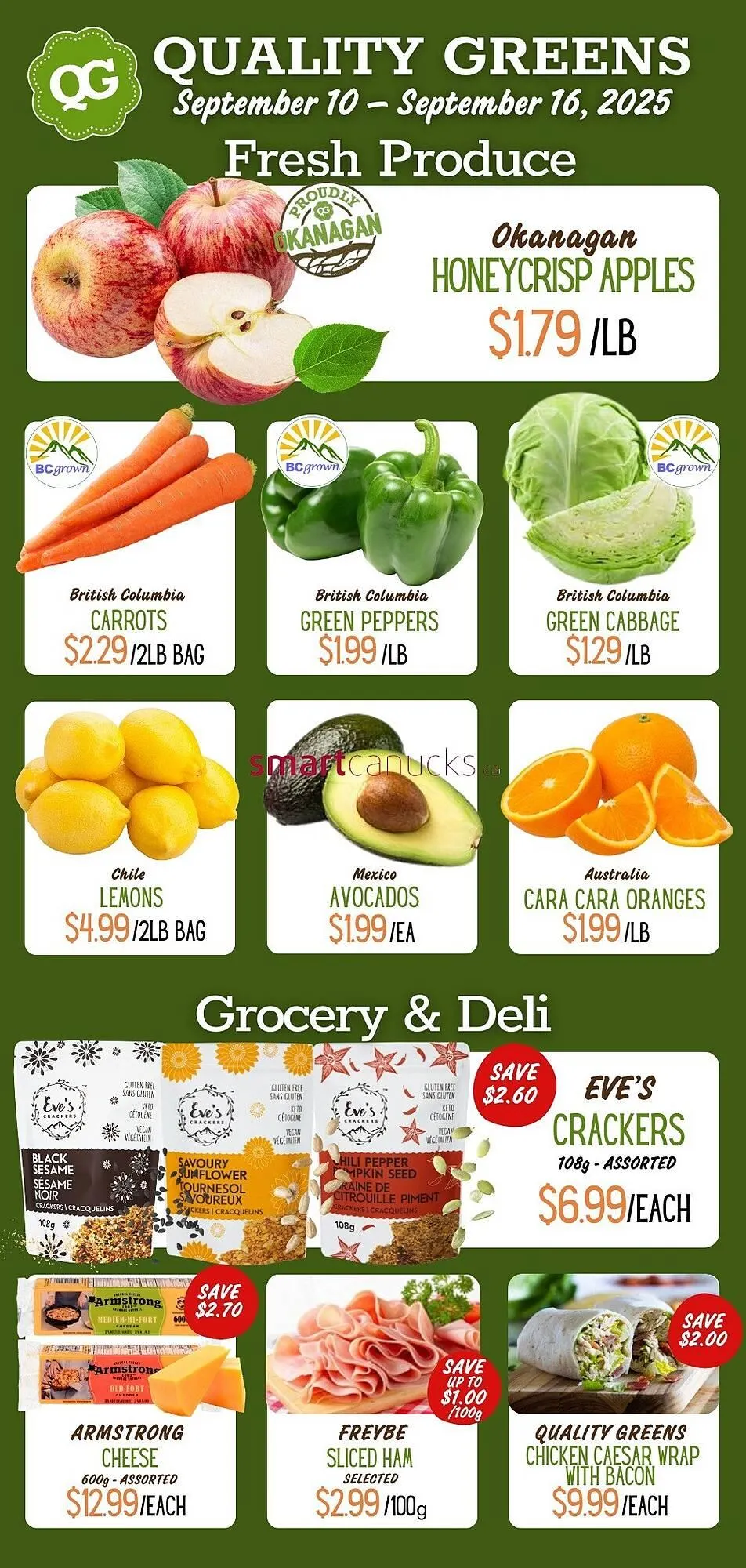 Quality Greens flyer from September 10 to September 16 2025 - flyer page 1