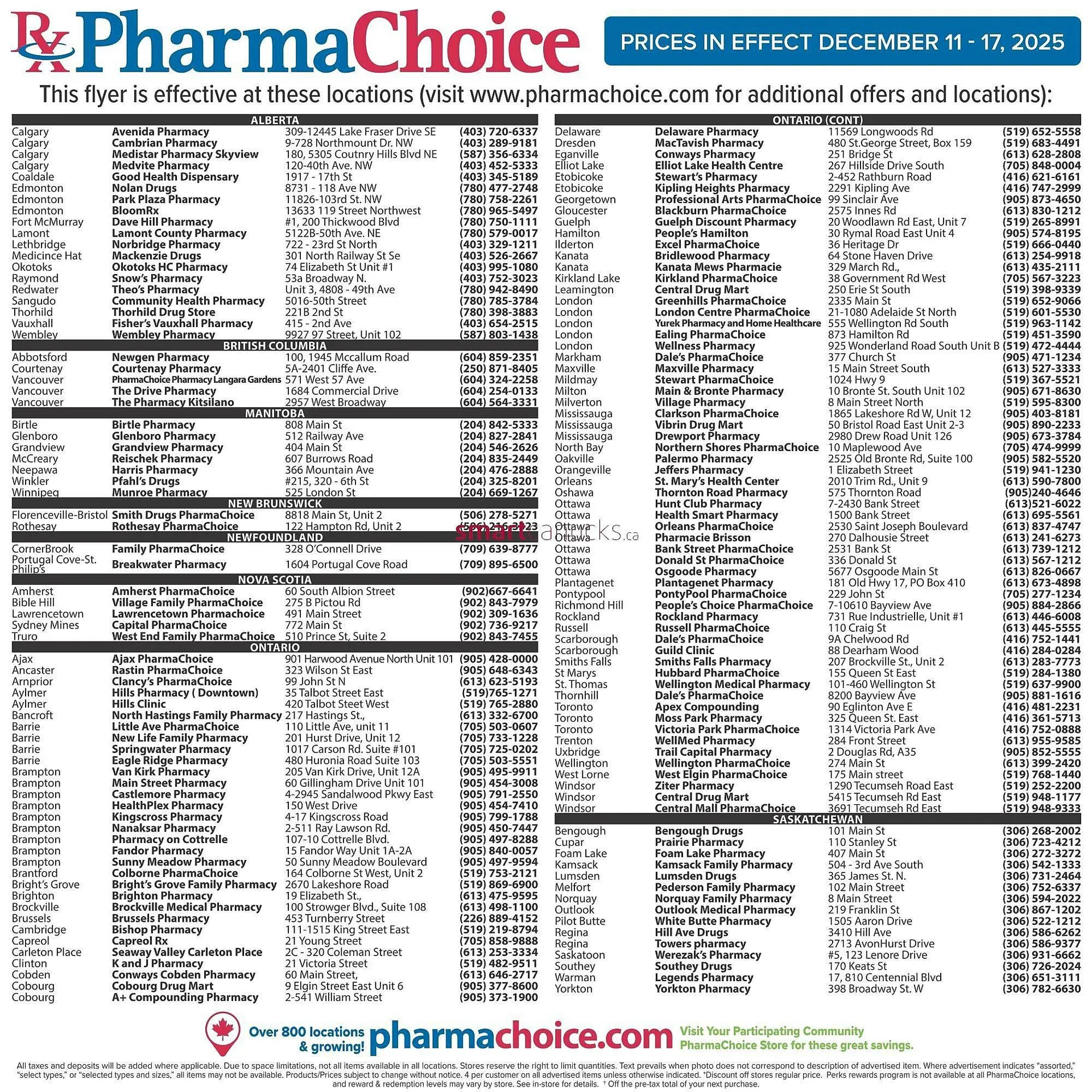 PharmaChoice flyer from December 11 to December 17 2025 - flyer page 6