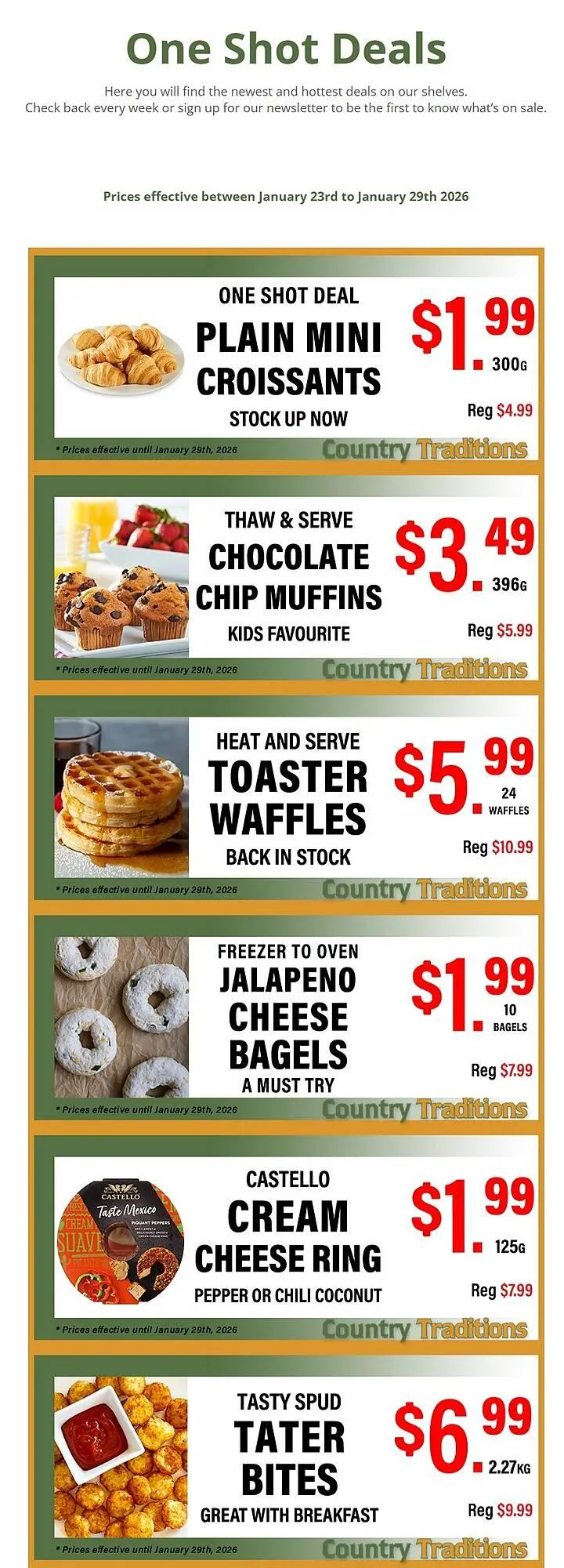 Country Traditions flyer - 1