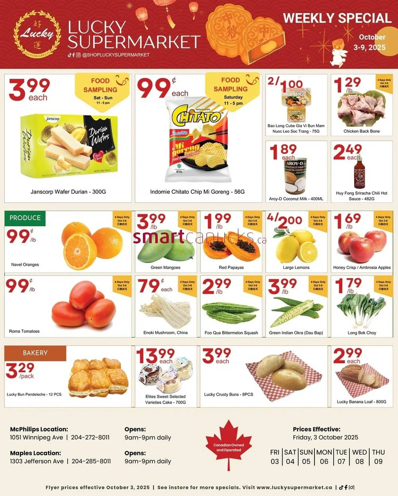 Lucky Supermarket flyer from October 3 to October 9 2025 - flyer page 1