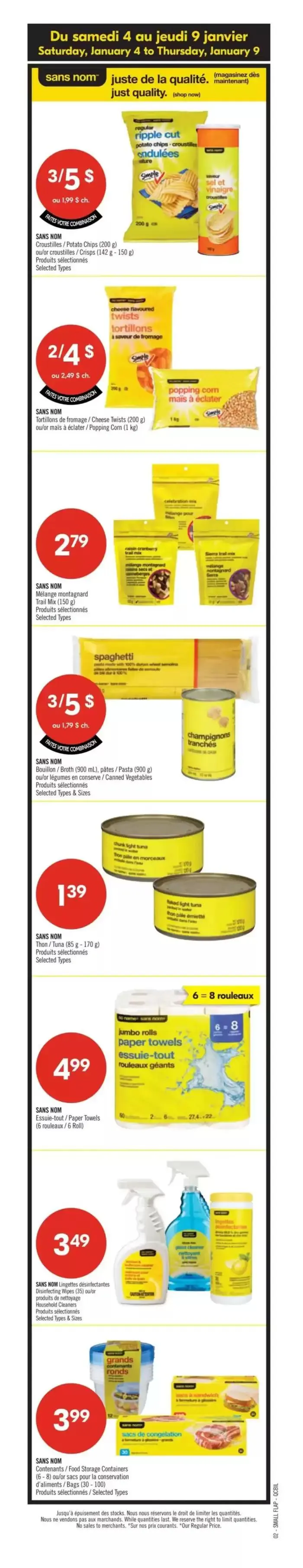 Our best offers for you from January 4 to January 9 2025 - flyer page 12