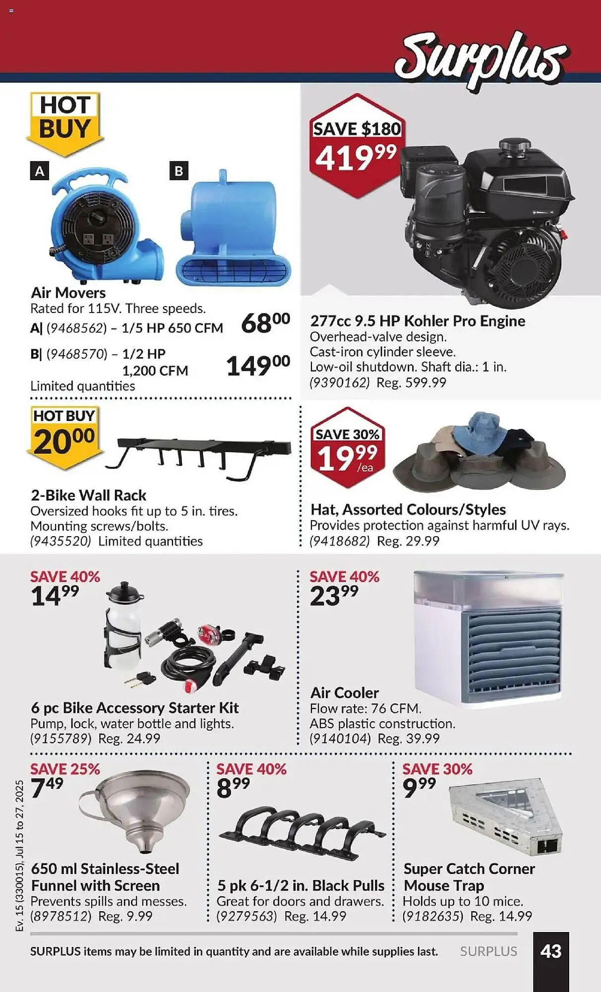 Princess Auto flyer from July 15 to July 27 2025 - flyer page 49