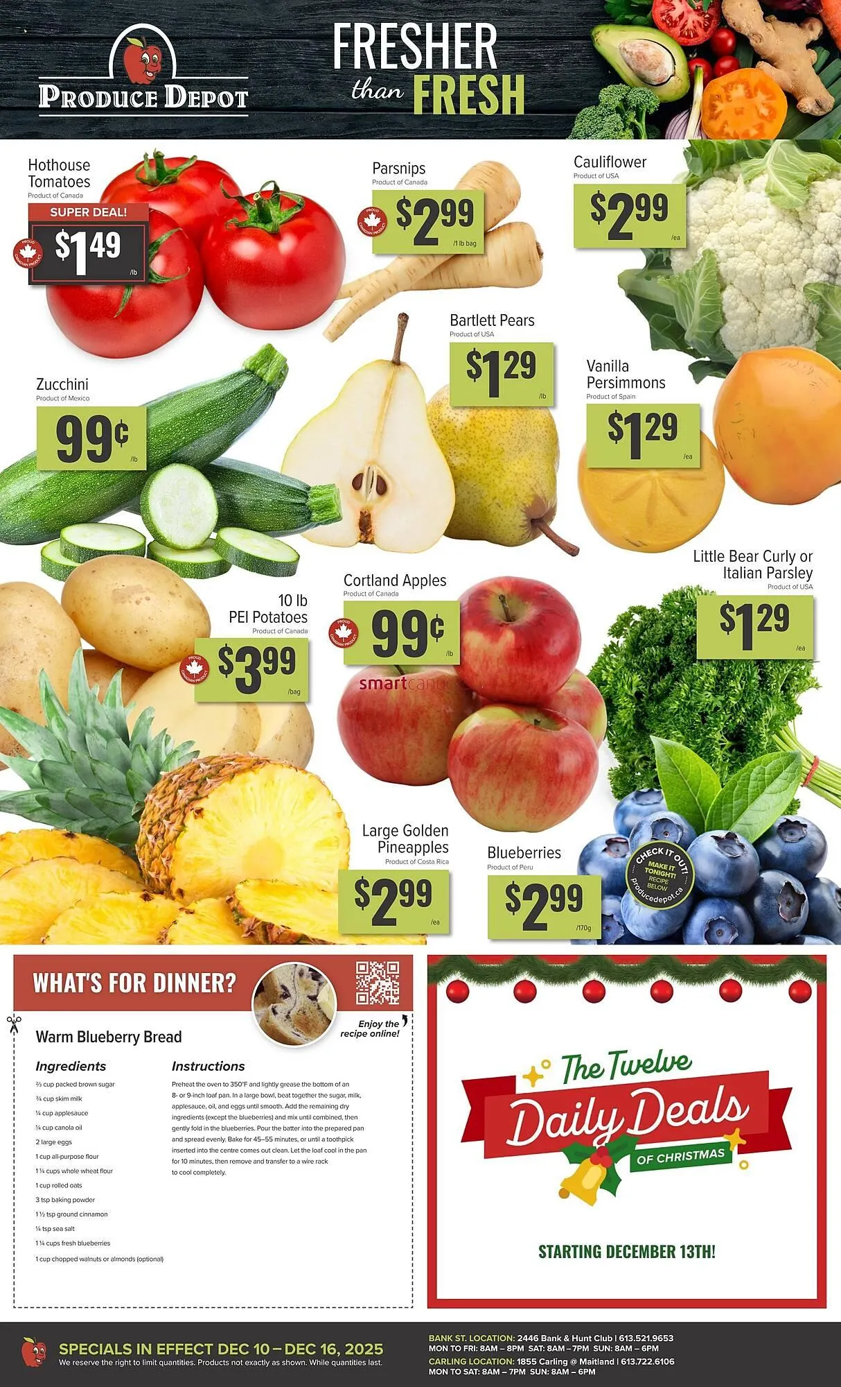 Produce Depot flyer from December 11 to December 17 2025 - flyer page 1