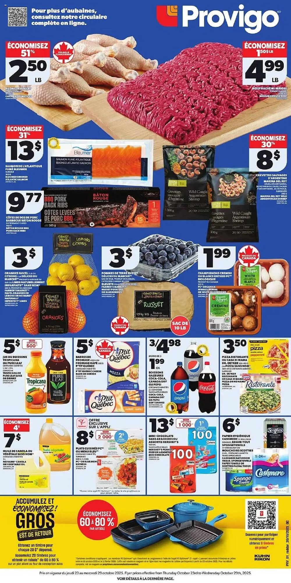 Provigo flyer from October 23 to October 29 2025 - flyer page 1
