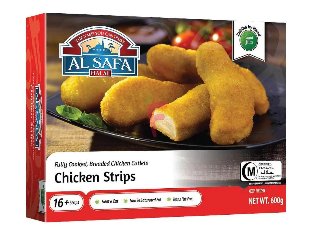 Al Safa Breaded Chicken Strips 600g