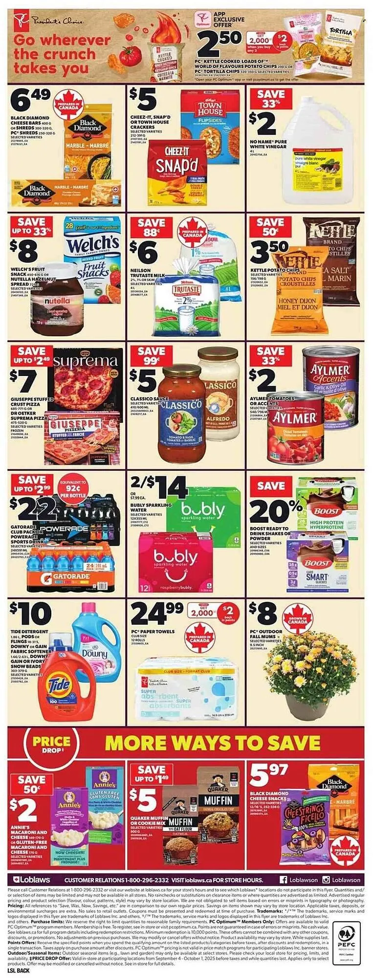 Loblaws flyer from September 25 to October 1 2025 - flyer page 3