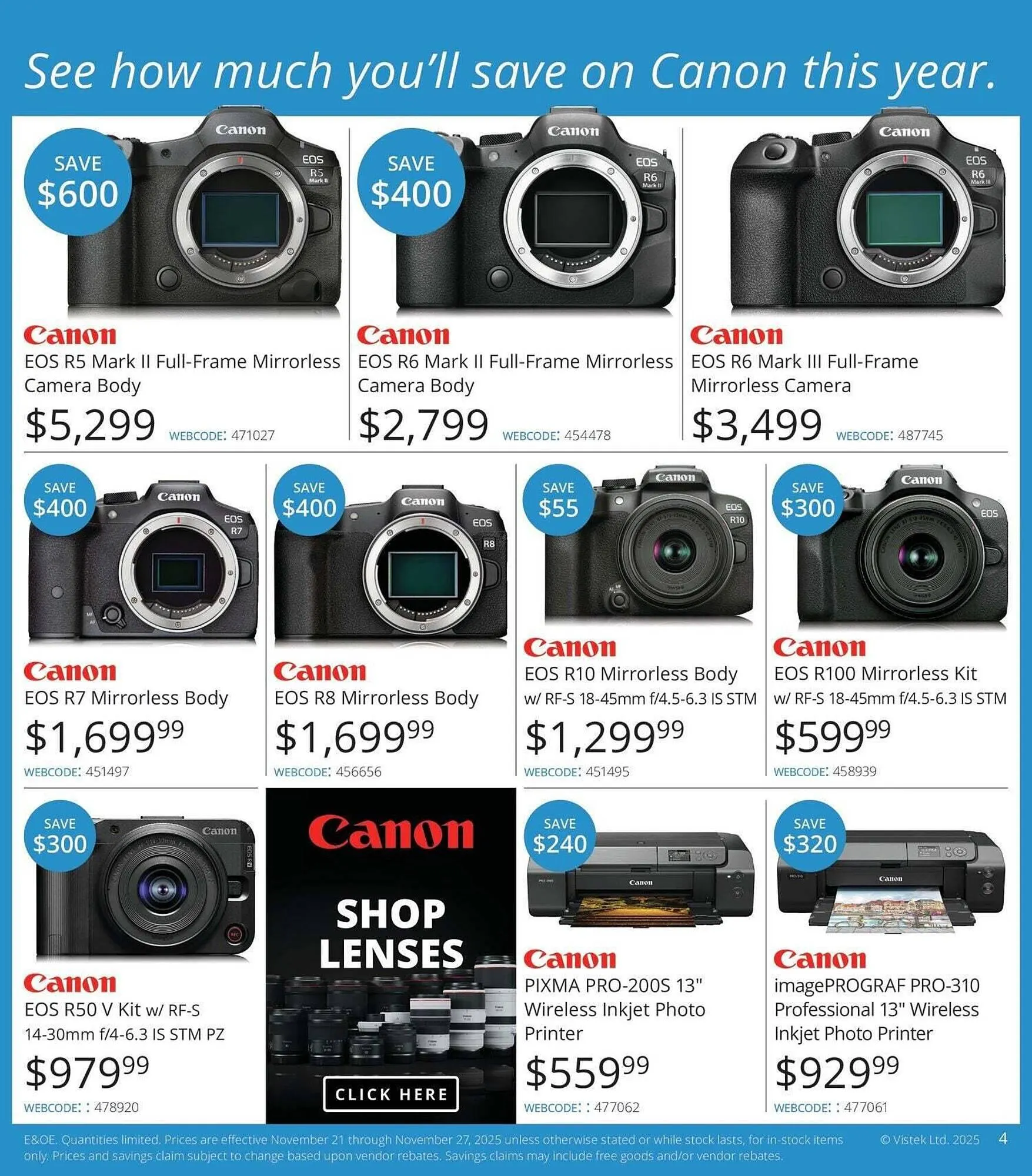 Vistek flyer from November 21 to November 27 2025 - flyer page 4