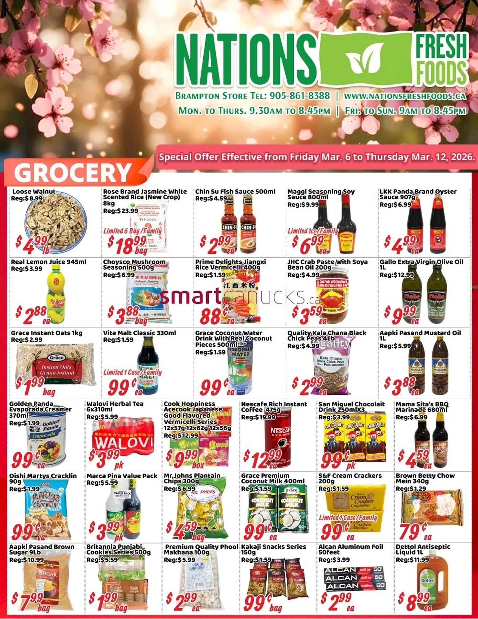 Nations Fresh Foods flyer from March 6 to March 12 2026 - flyer page 1