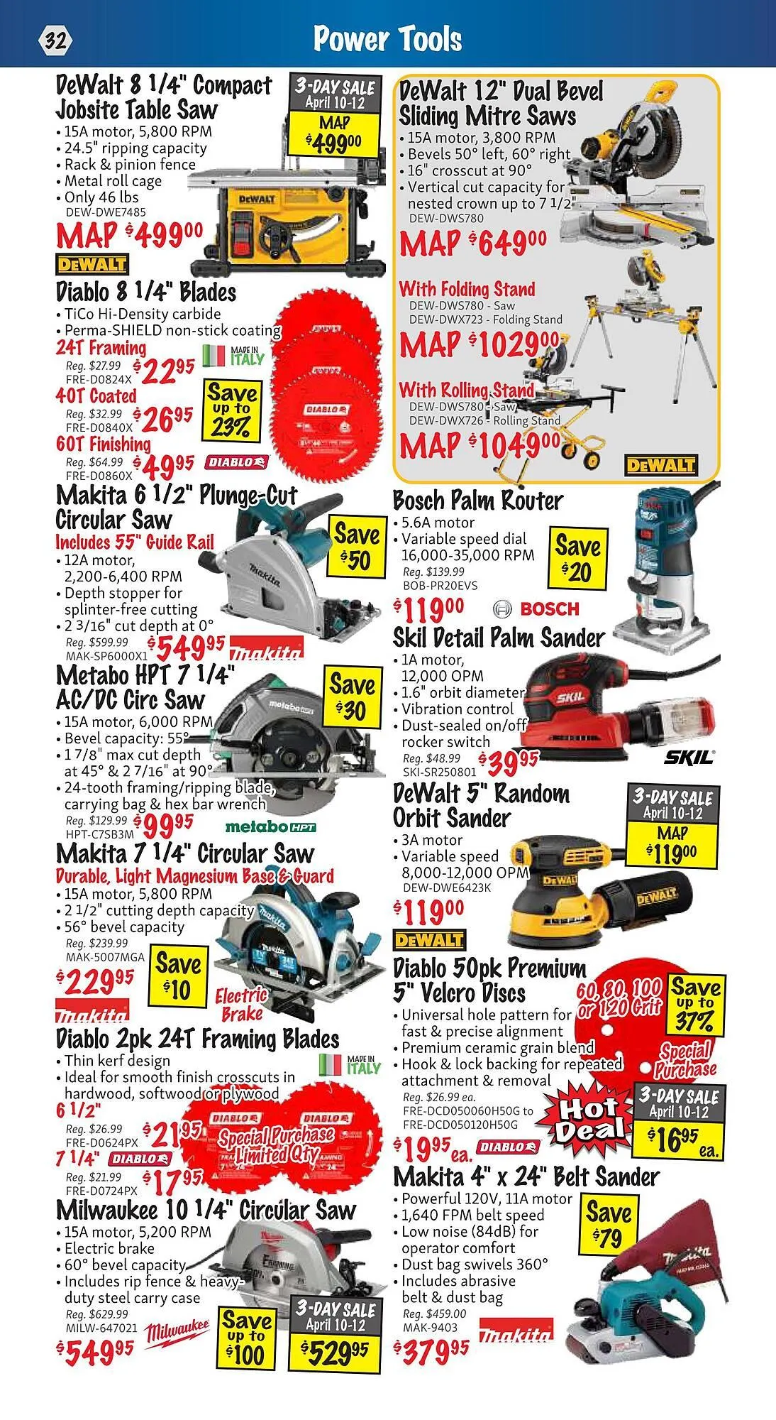 KMS Tools flyer from April 1 to April 30 2025 - flyer page 32