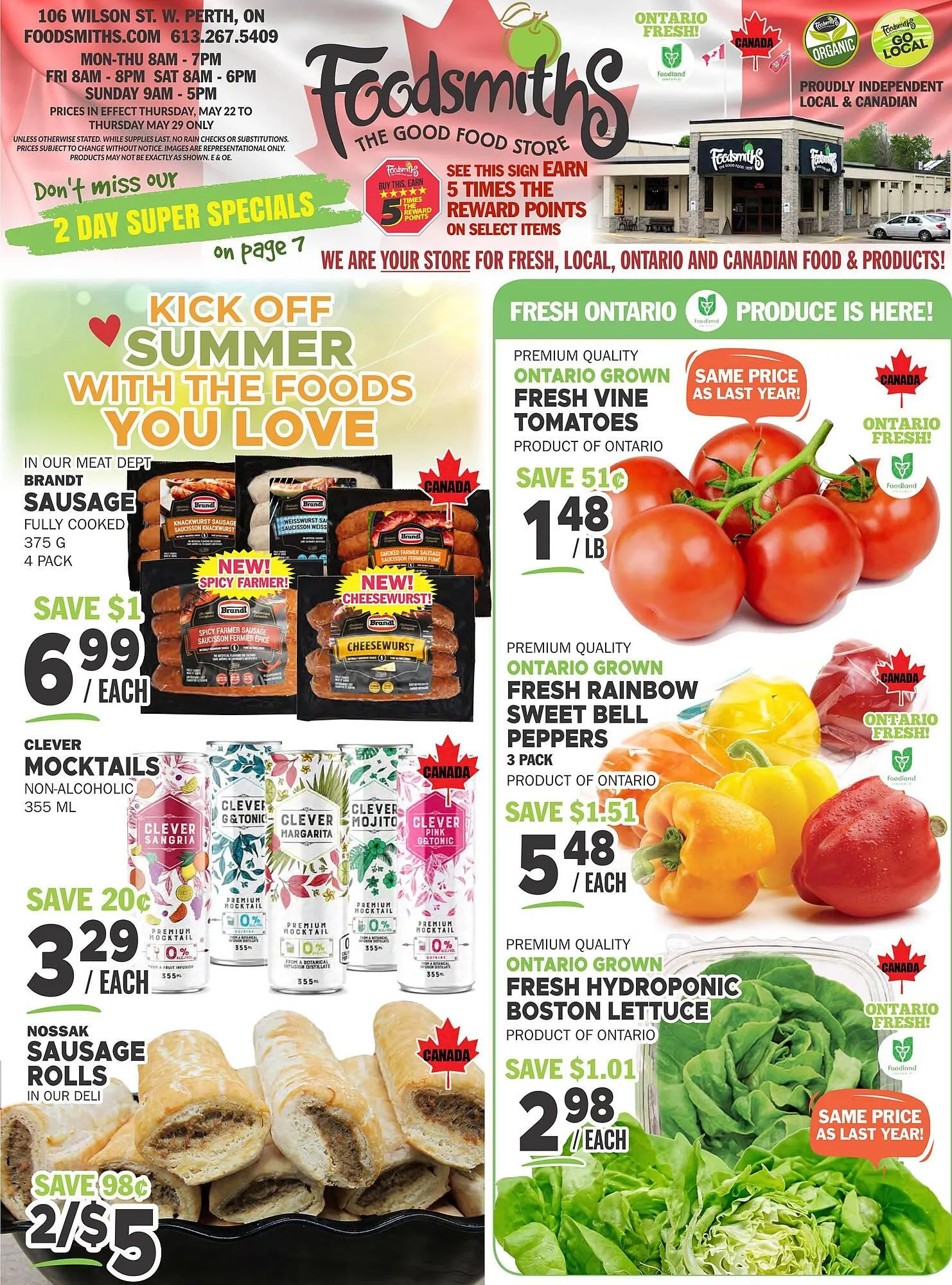 Foodsmiths flyer from May 22 to May 28 2025 - flyer page 1