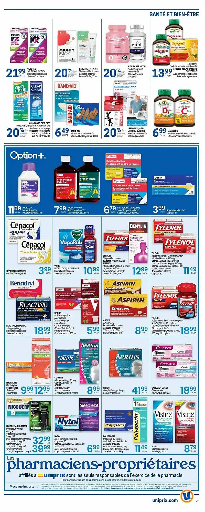 Uniprix flyer from December 18 to December 25 2025 - flyer page 7