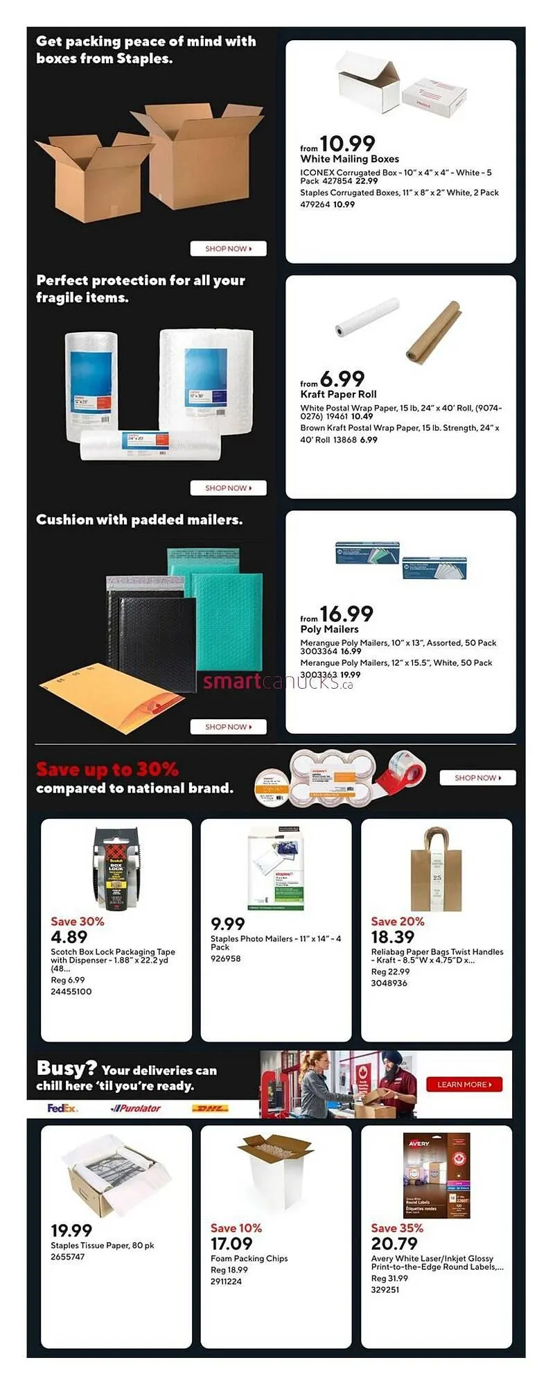 Staples flyer from November 27 to December 3 2025 - flyer page 14