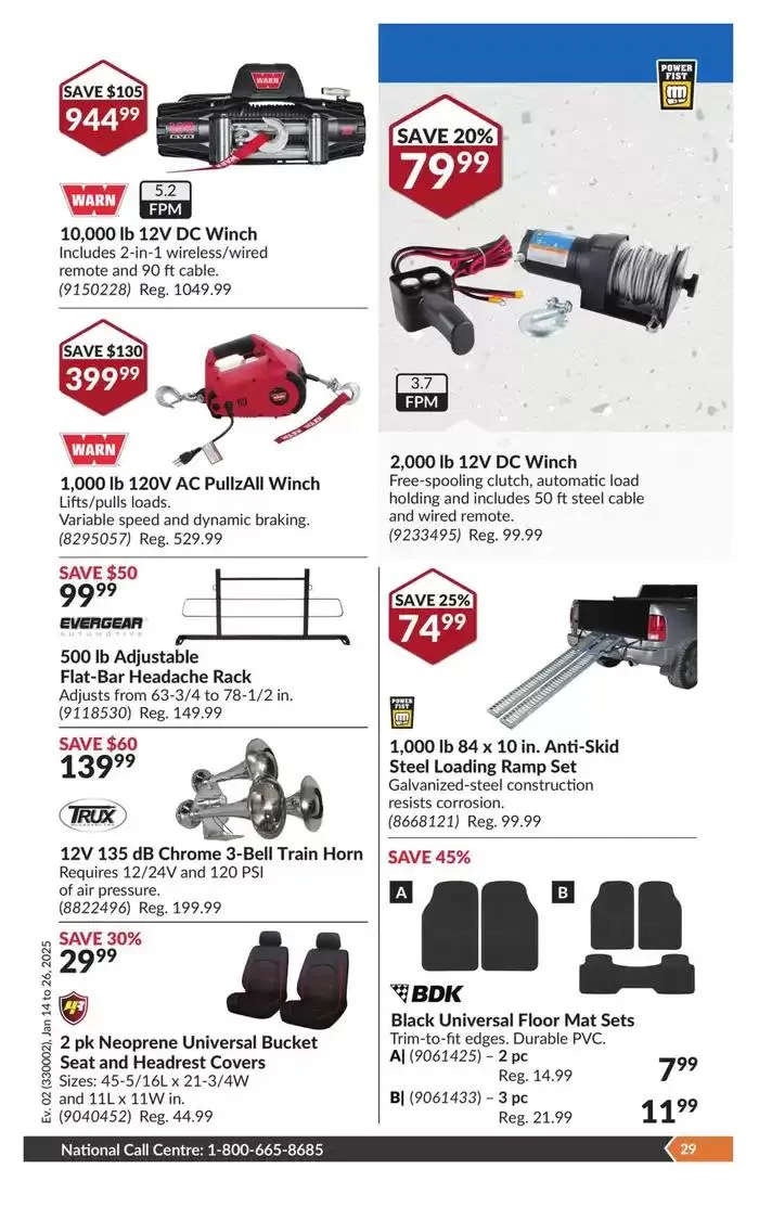 National Sale from January 14 to January 26 2025 - flyer page 34