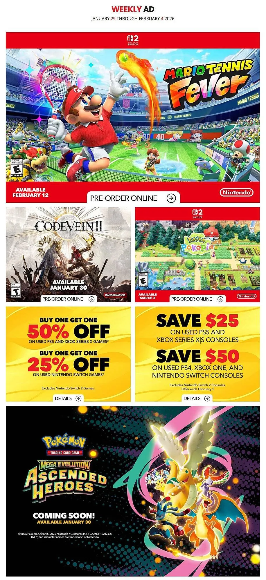 EB Games flyer - 1