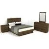 Walker 6 Piece Platform Bedroom - Walnut