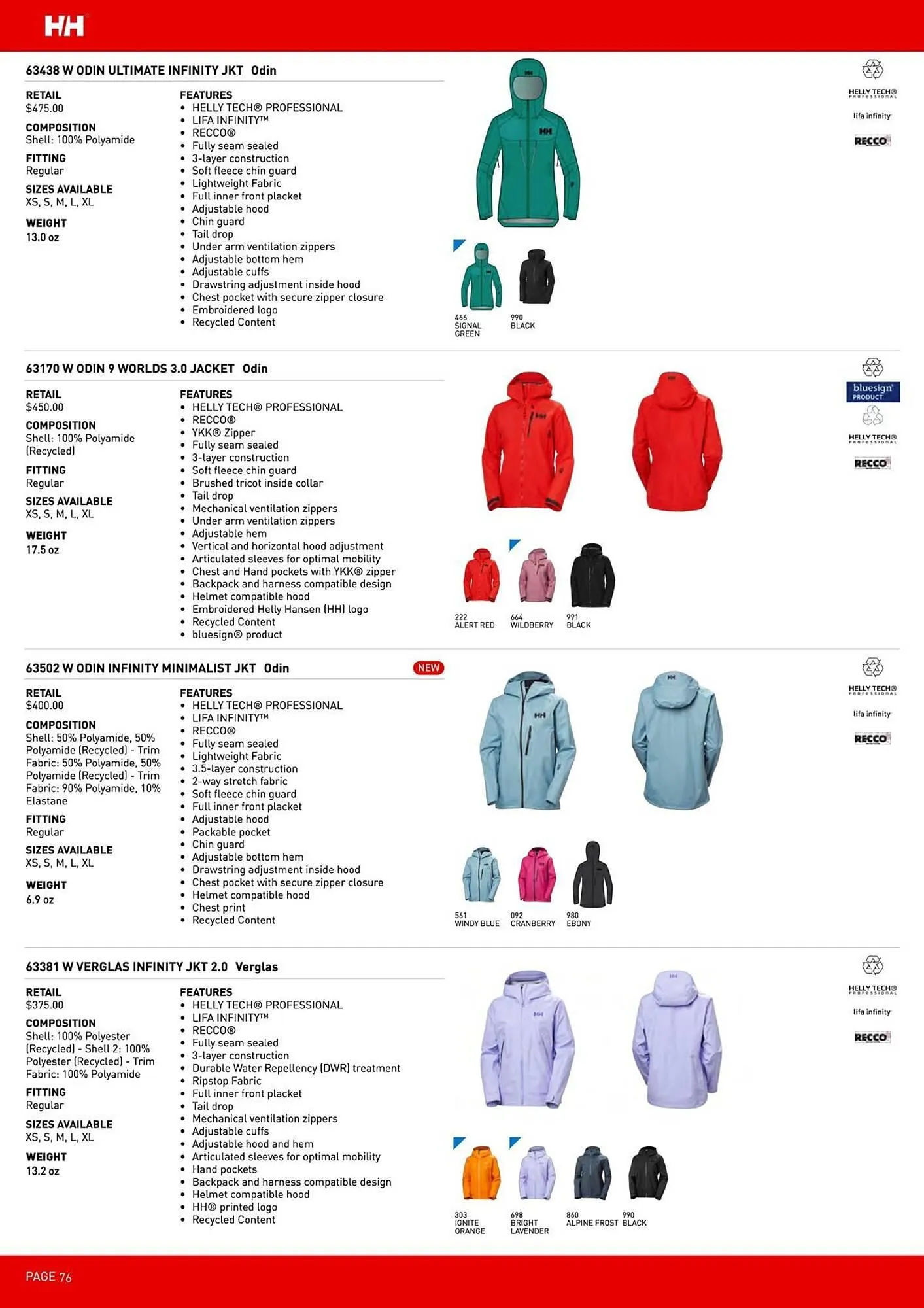 Helly Hansen flyer from March 12 to May 31 2026 - flyer page 76