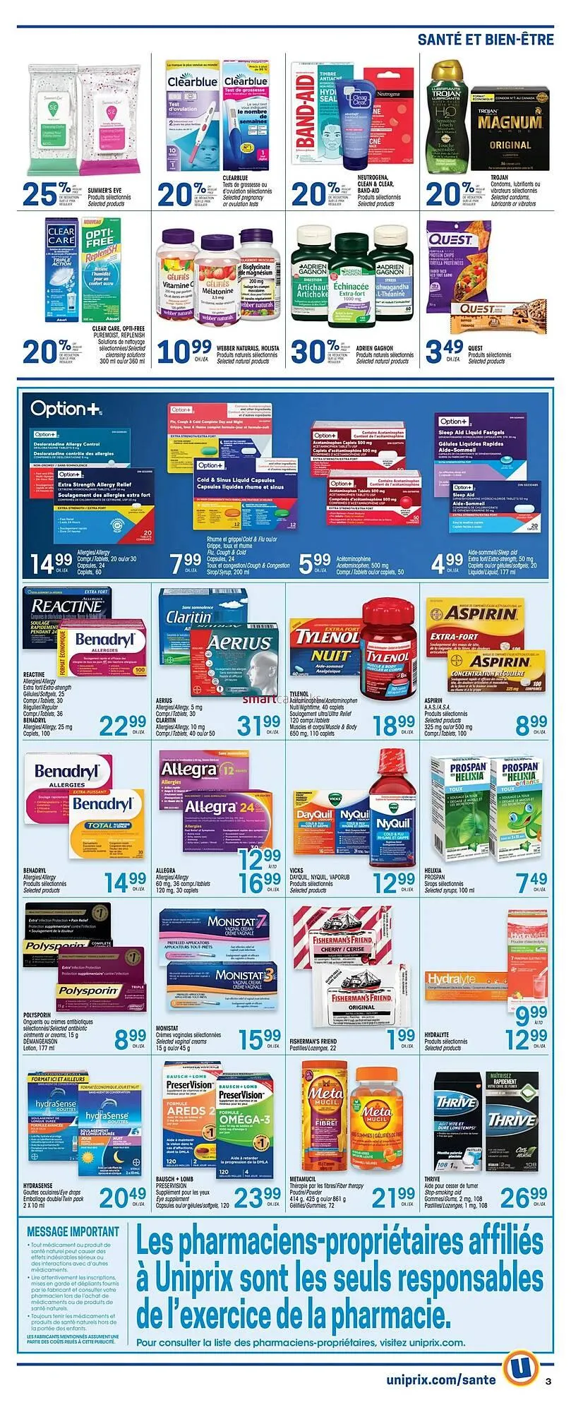 Uniprix flyer from March 27 to April 2 2025 - flyer page 5