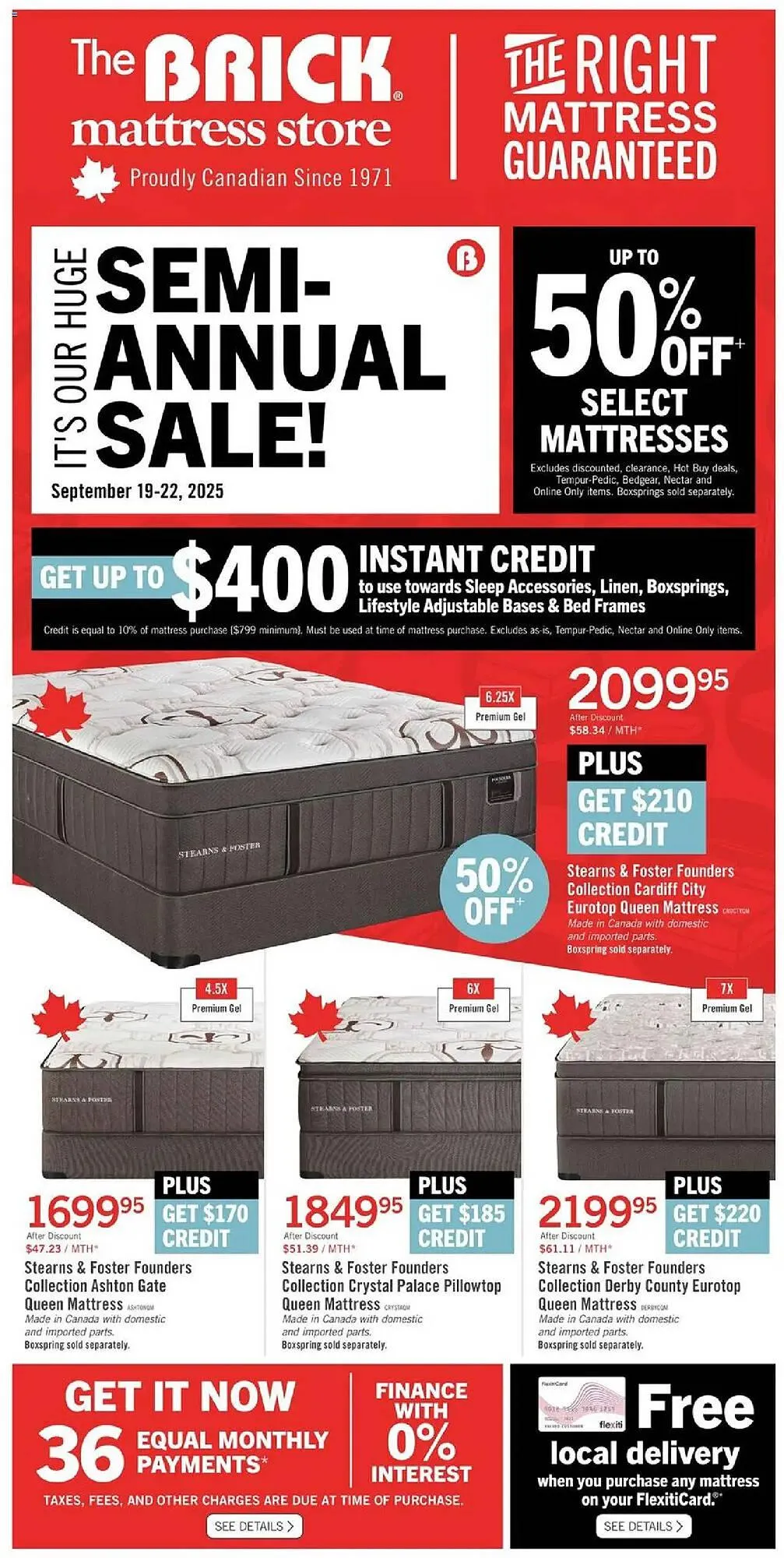 The Brick flyer from September 19 to September 23 2025 - flyer page 1