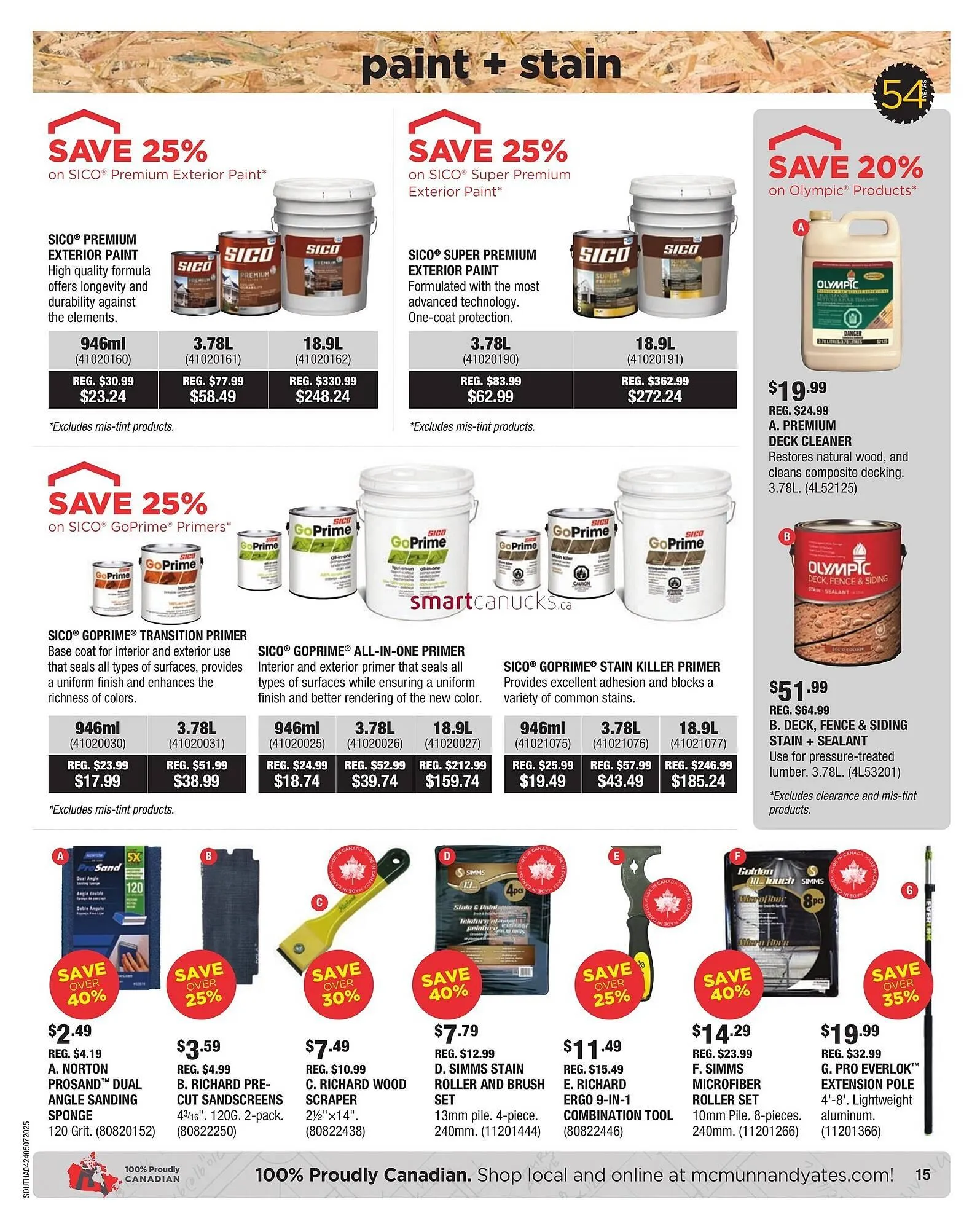 McMunn & Yates Building Supplies flyer from April 24 to May 24 2025 - flyer page 15