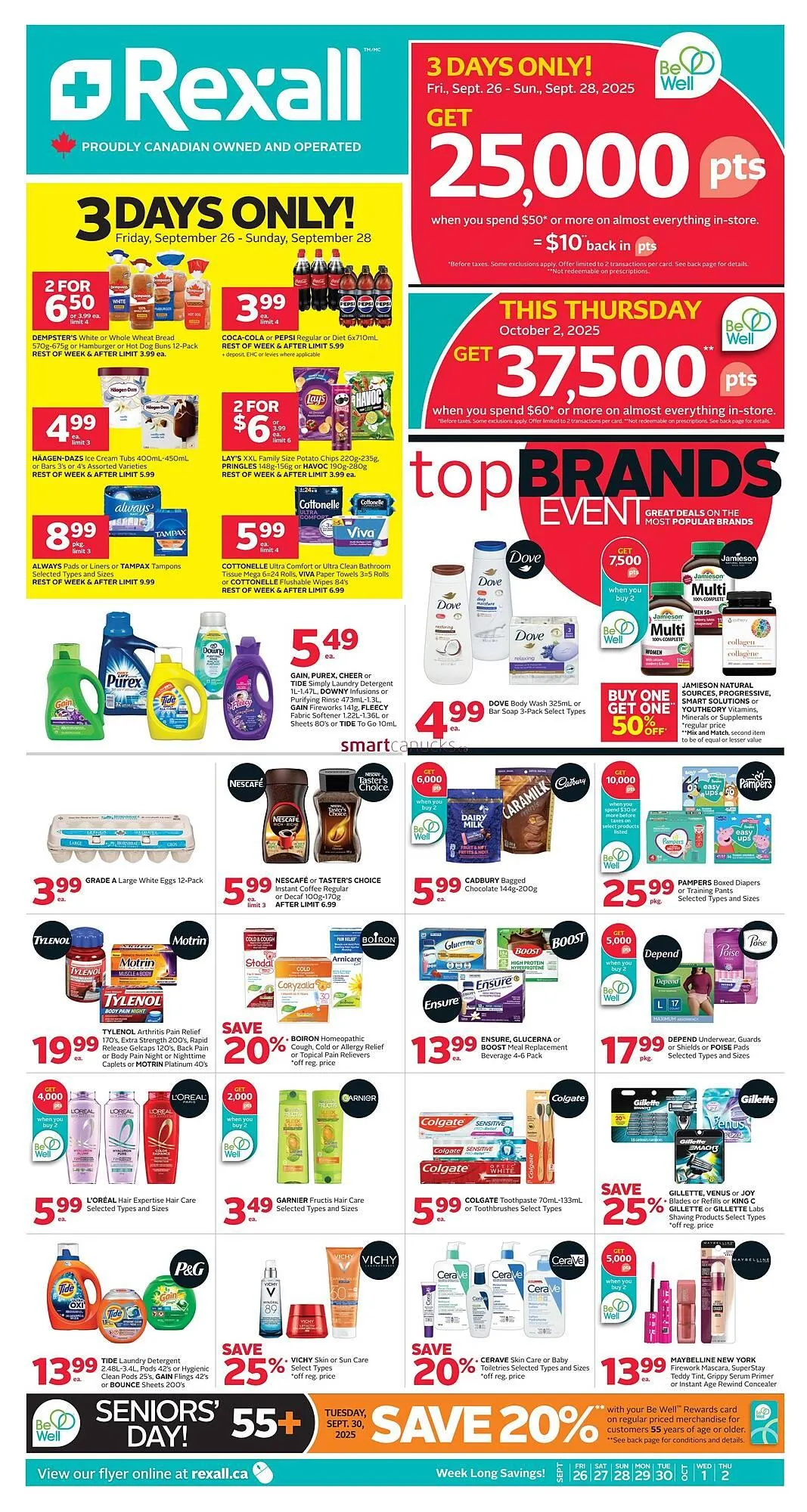Rexall flyer from September 25 to October 1 2025 - flyer page 2