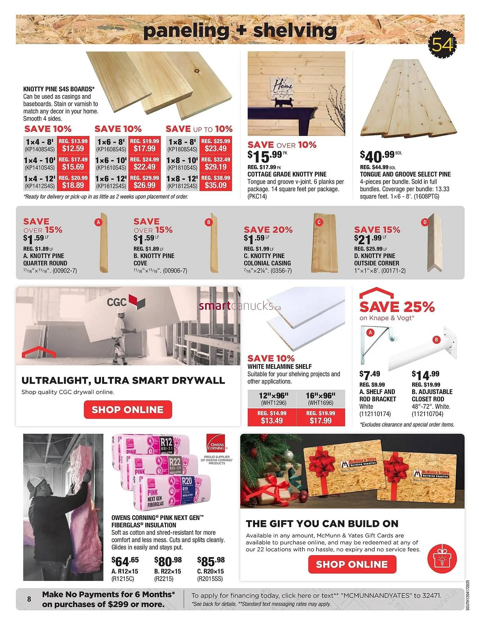 McMunn & Yates Building Supplies flyer from December 4 to December 10 2025 - flyer page 8