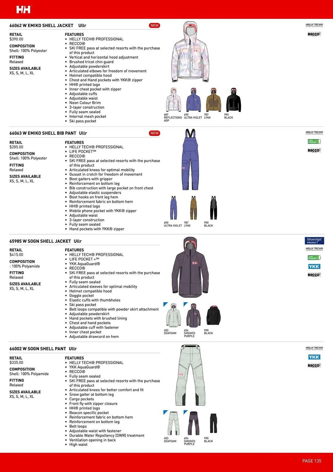 Helly Hansen flyer from September 11 to February 28 2026 - flyer page 135