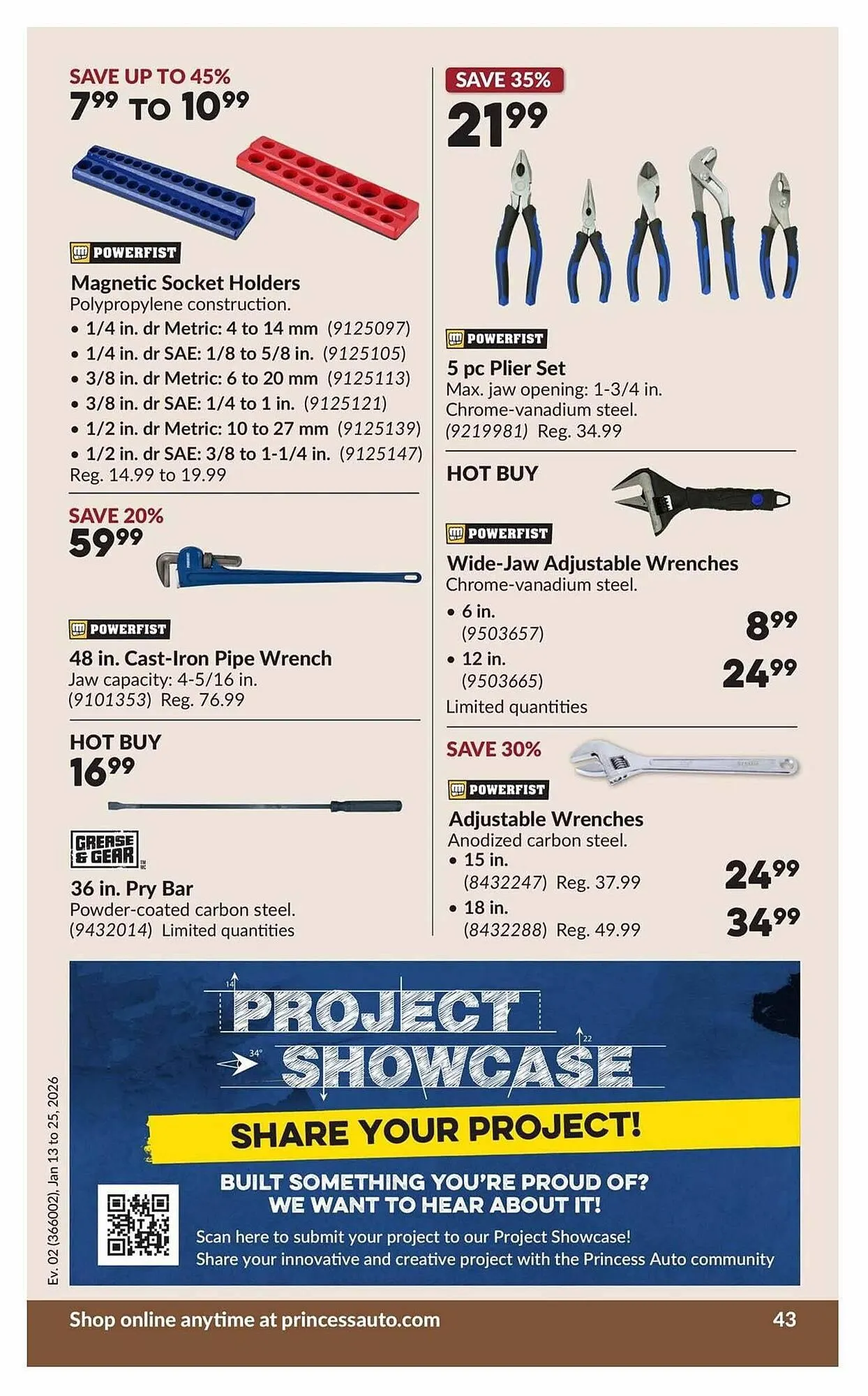 Princess Auto flyer from January 13 to January 26 2026 - flyer page 48