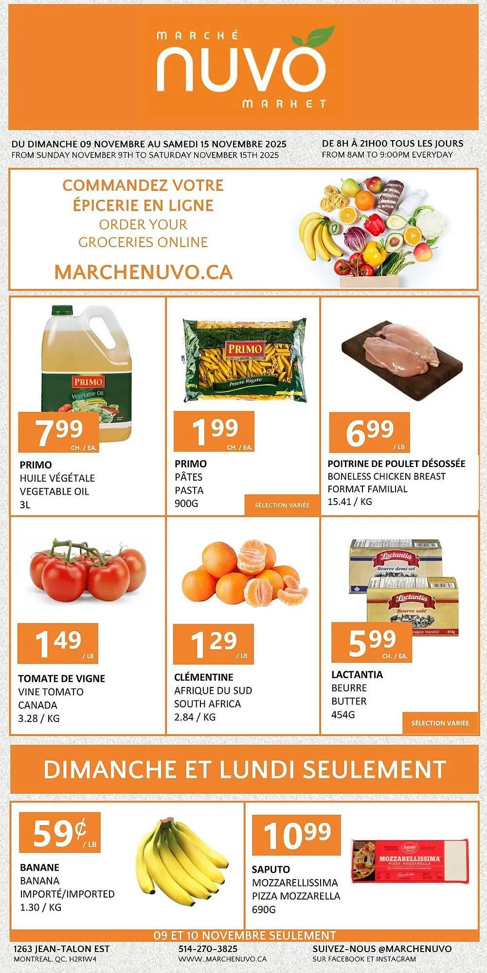 Marche Nuvo flyer from November 9 to November 16 2025 - flyer page 1