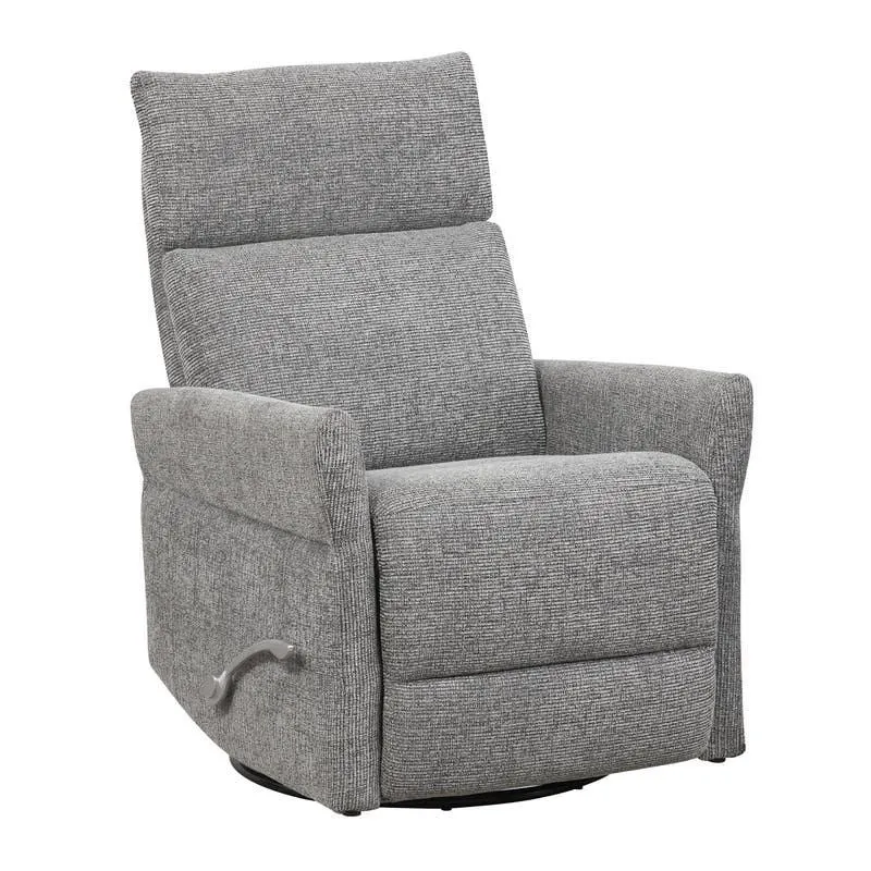 Fauteuil inclinable berçant et pivotant - gris foncé