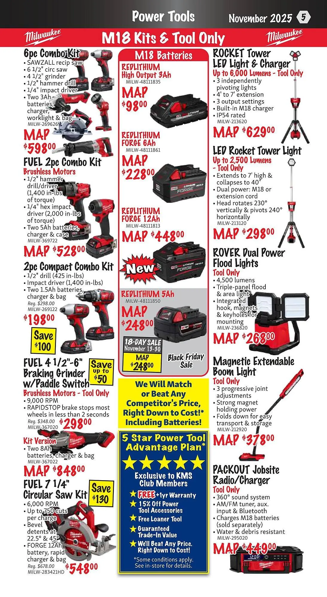 KMS Tools flyer from November 1 to November 30 2025 - flyer page 5