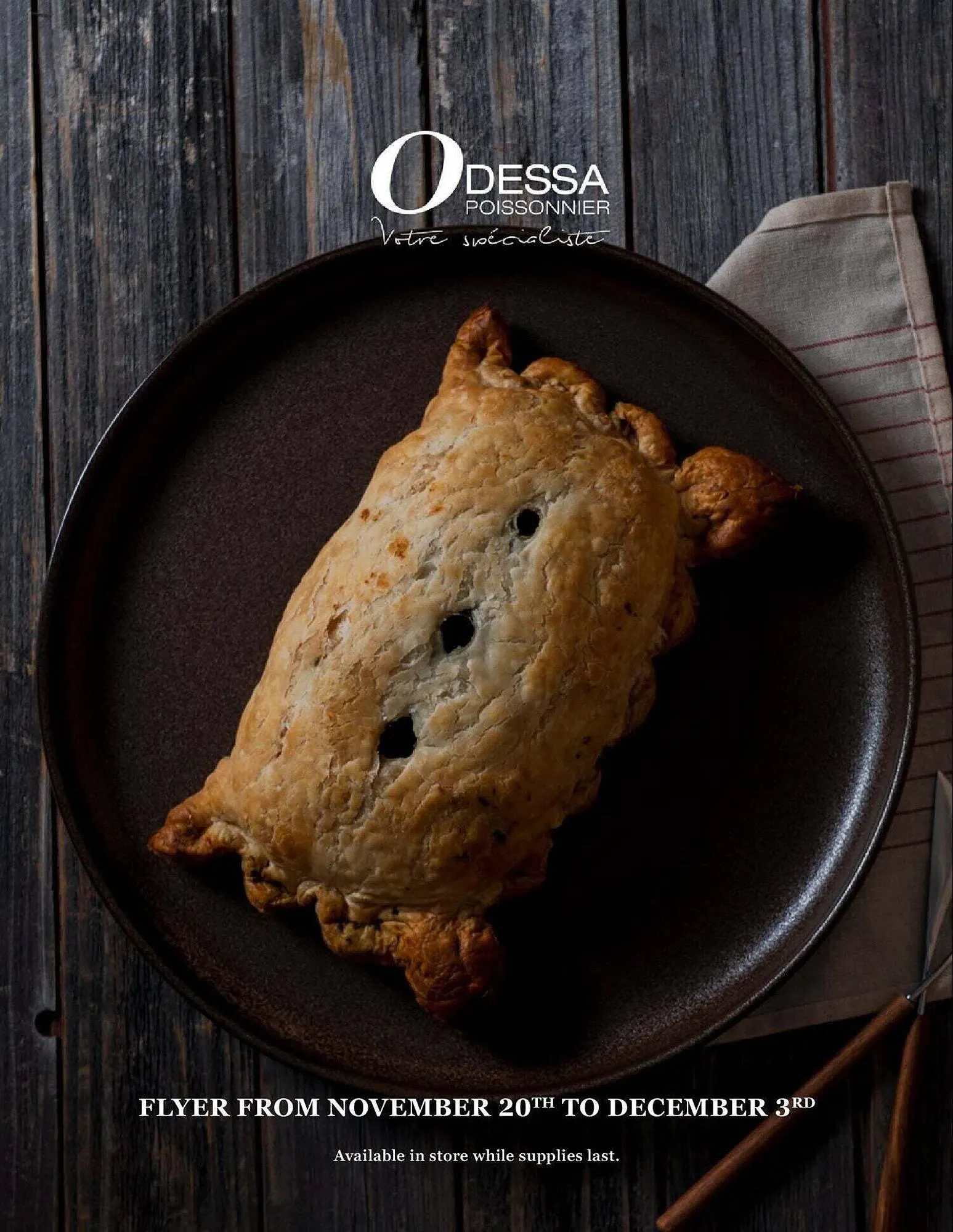 Odessa Poissonnier flyer from November 21 to November 29 2025 - flyer page 1