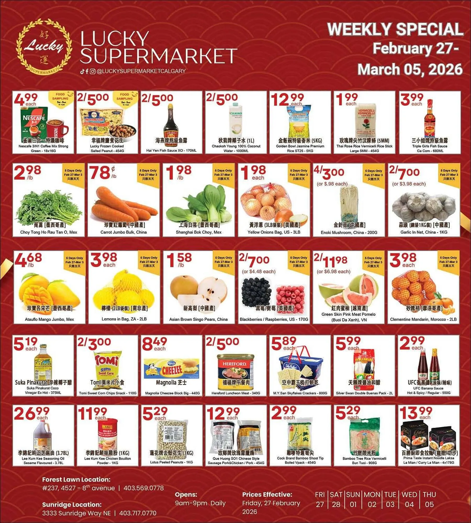 Lucky Supermarket flyer from February 27 to March 6 2026 - flyer page 1