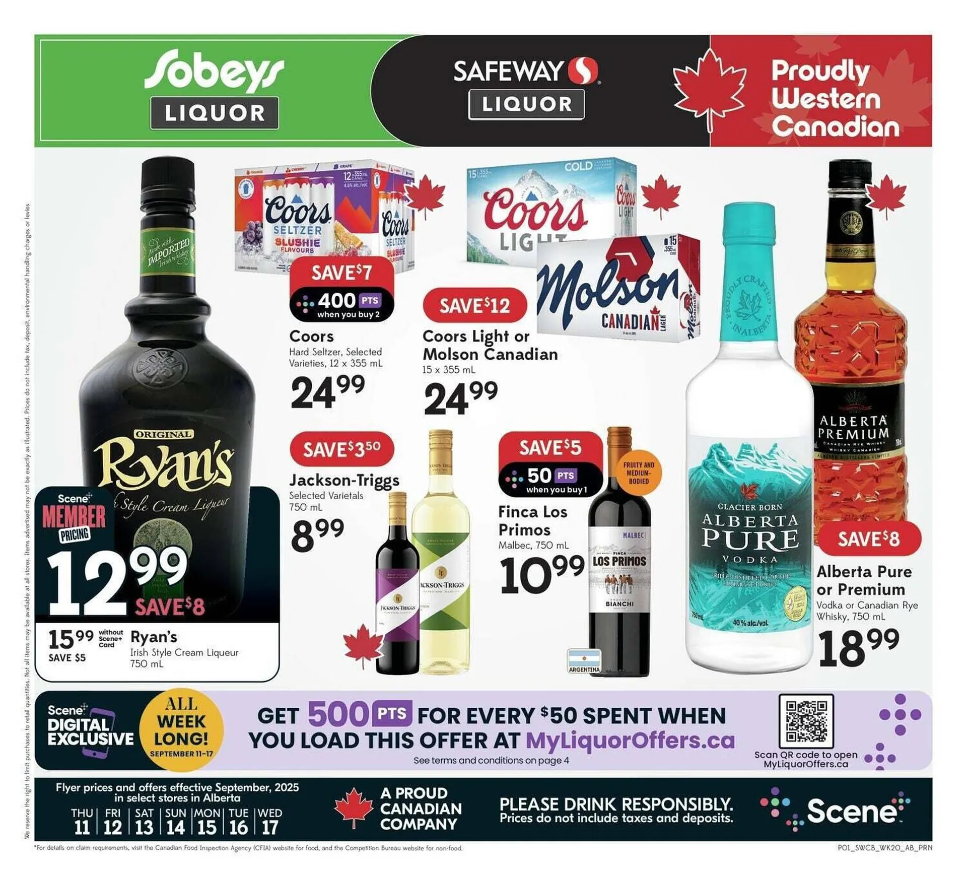 Safeway flyer from September 12 to September 19 2025 - flyer page 1