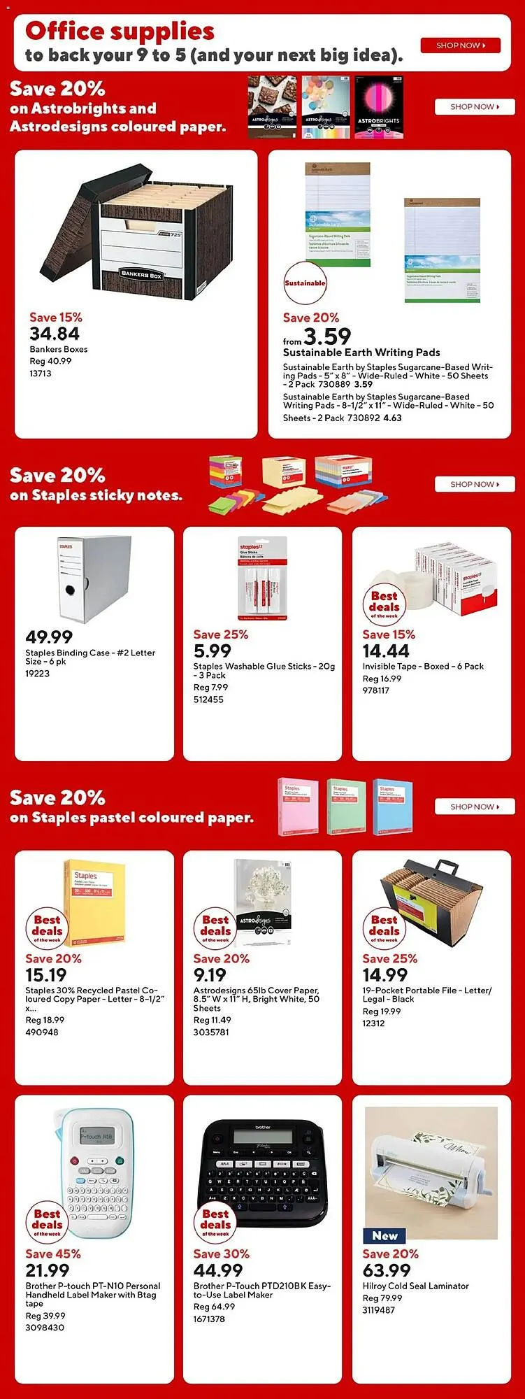 Staples flyer from March 20 to March 27 2026 - flyer page 15