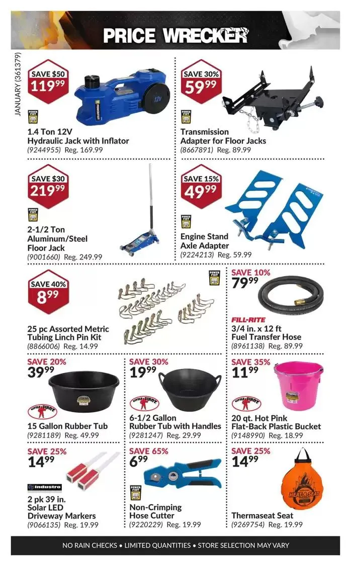 Price Wrecker from January 1 to January 31 2025 - flyer page 21