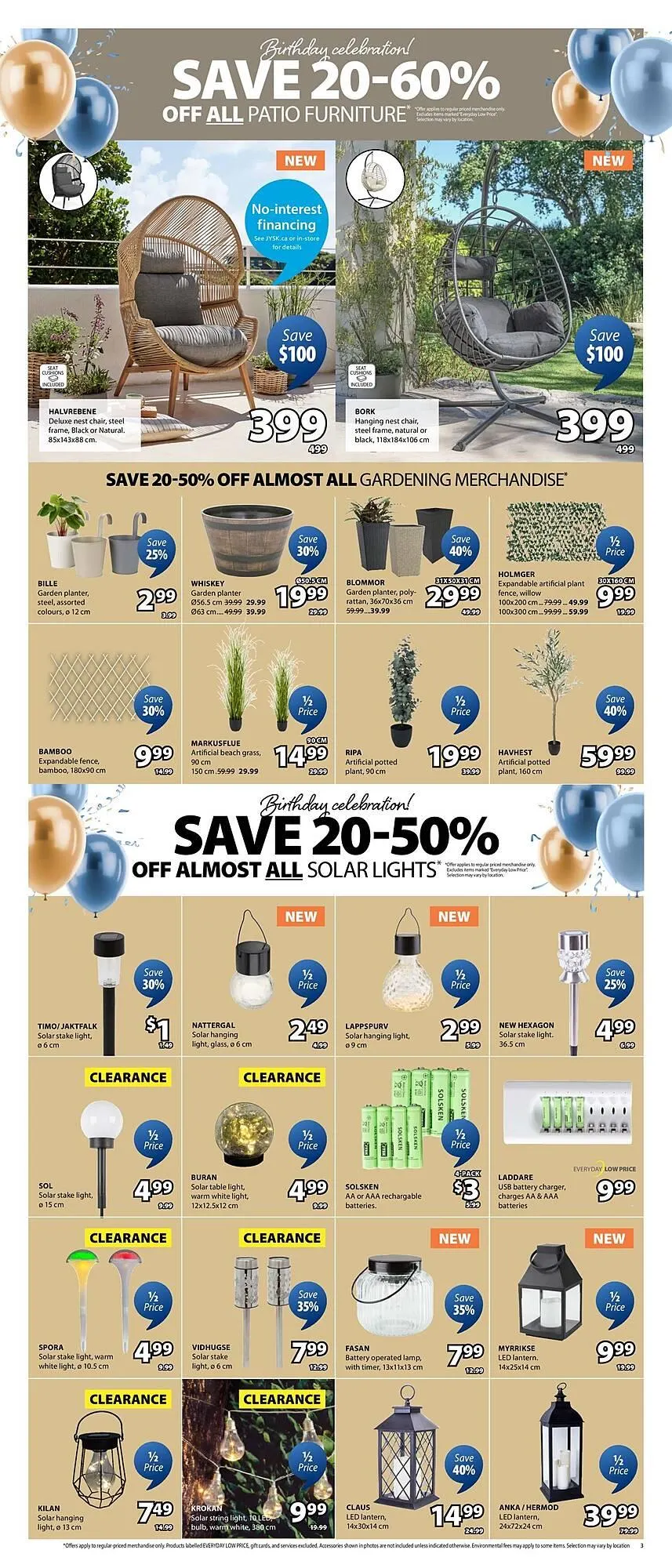 JYSK flyer from April 25 to May 2 2025 - flyer page 3