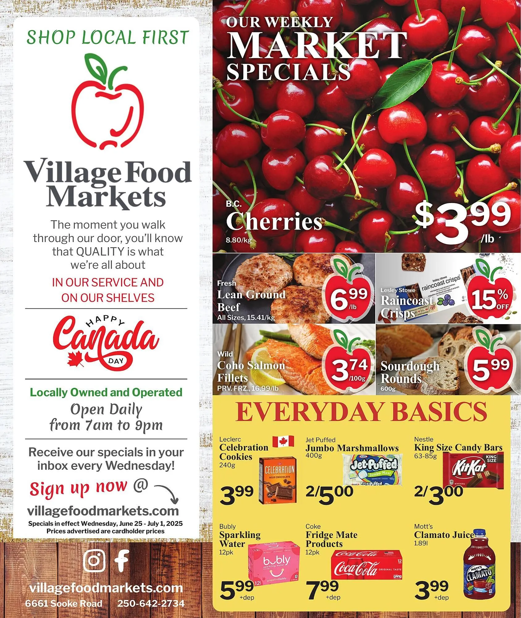Village Food Markets flyer - 1