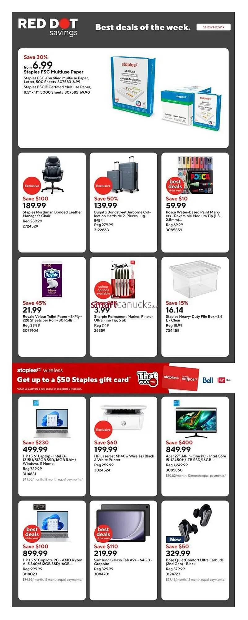 Staples flyer from September 12 to September 18 2025 - flyer page 2