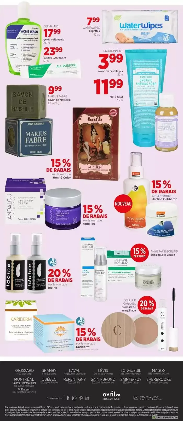 Avril Supermarche Sante from March 6 to March 12 2025 - flyer page 11