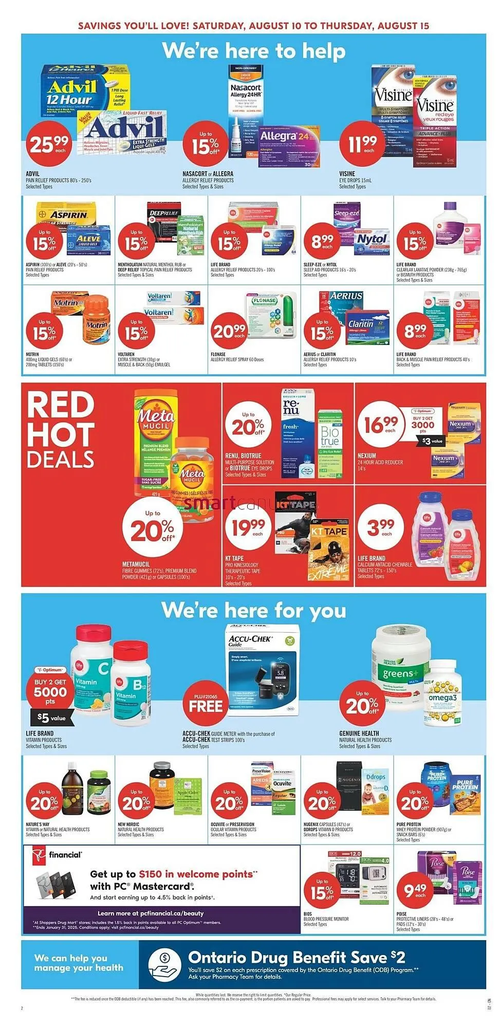 Shoppers Drug Mart flyer from August 8 to August 14 2024 - flyer page 5