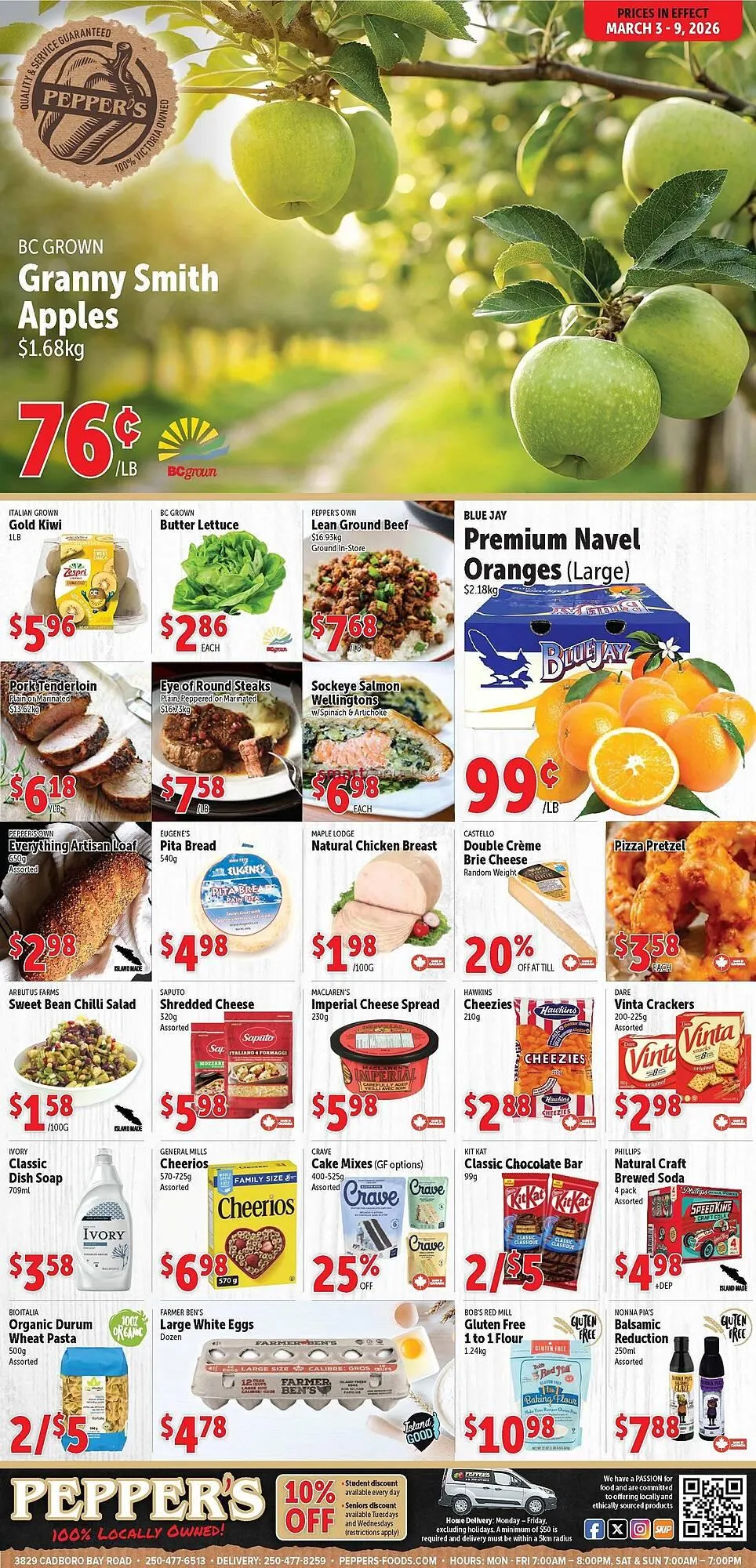 Pepper's Foods flyer from March 3 to March 9 2026 - flyer page 1