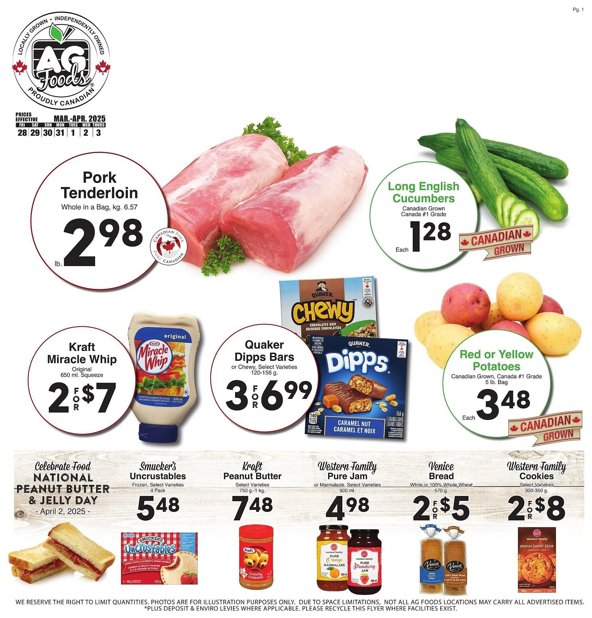 AG Foods flyer - 1